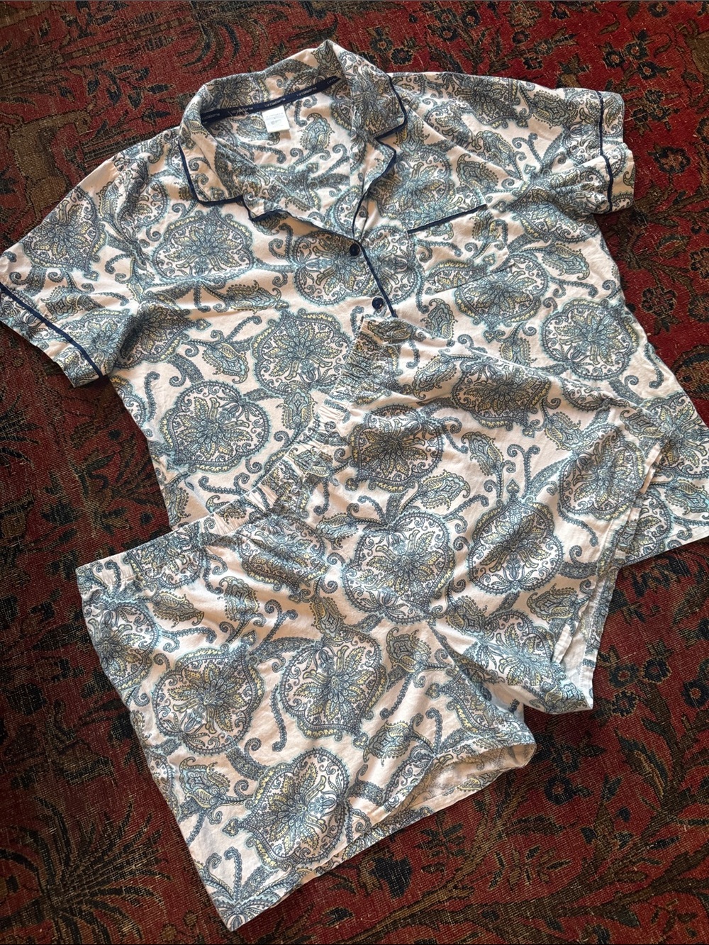 Liz Claiborne Cotton Paisley  pajama set